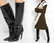 what to wear with patent leather boots