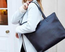 black tote