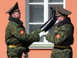 botas militares de couro