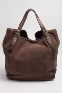 Shopper-Tasche aus Wildleder