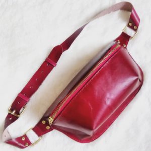 Sac banane rouge