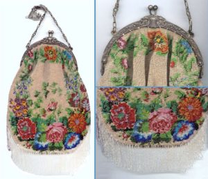 beaded crochet bag na may mga pattern