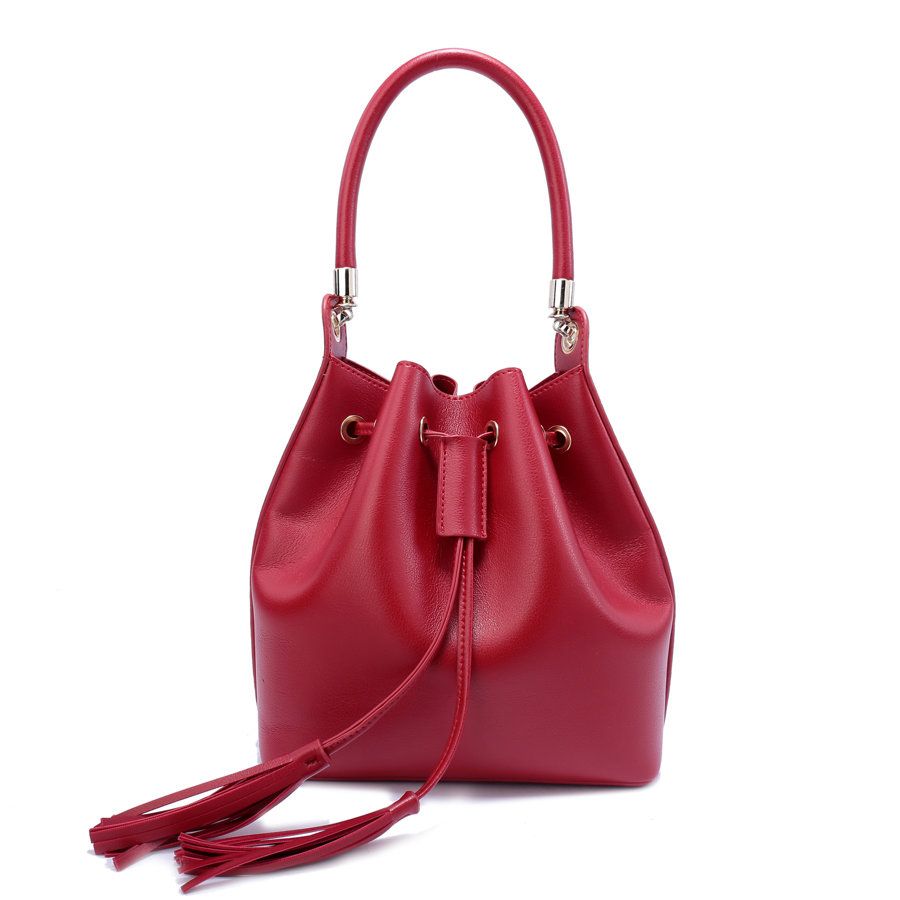 Sac simili cuir rouge