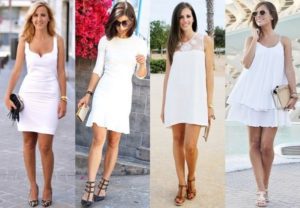 vestido branco de verão