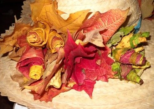 Decoración de sombreros para el festival de otoño.