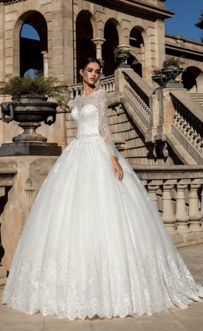 Empire style wedding dress