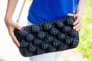 strikket clutch