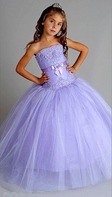 Lilac dress with corset