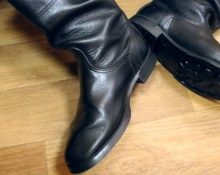 bottes en cuir de vache pour hommes