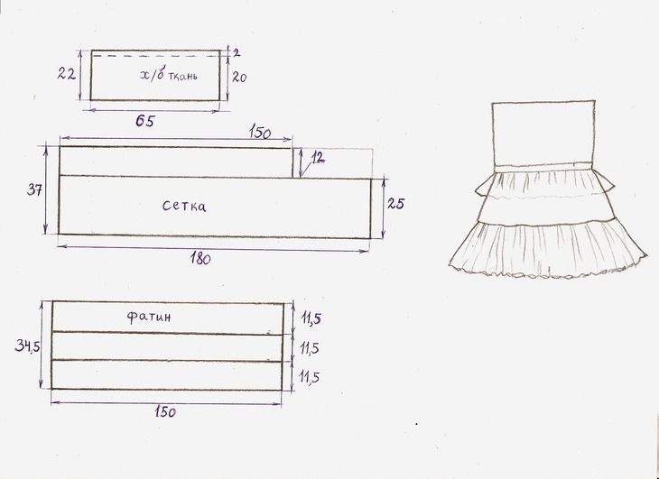 American skirt pattern