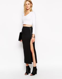 skirt with slit