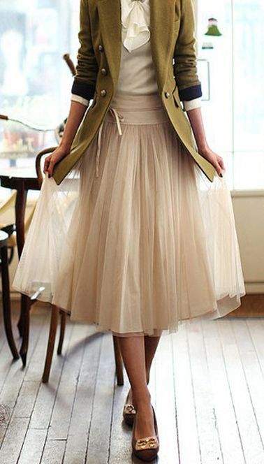 tulle skirt