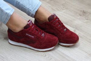 scarpe da ginnastica in pelle scamosciata