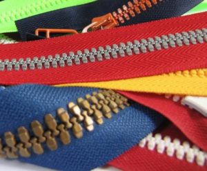 Zipper snakes on a felt bag