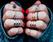 rings on fingers