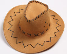 sombrero de vaquero de tela