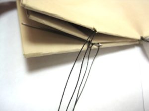 how to sew a notebook