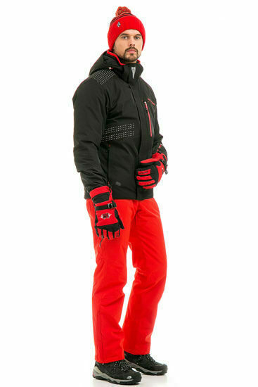 ski suit with sneakers