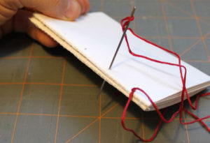 how to sew a notebook