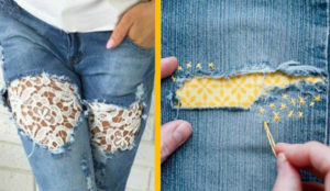 cara mengemas kini item denim