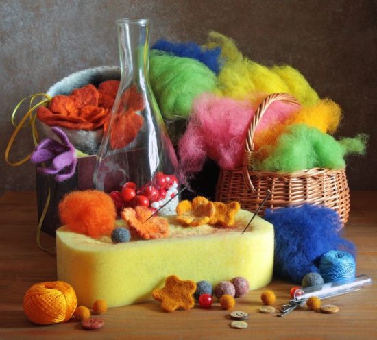 felting materials