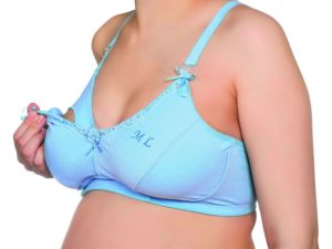 soutien-gorge d'allaitement bleu