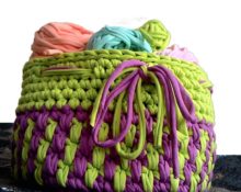 Green-violet basket