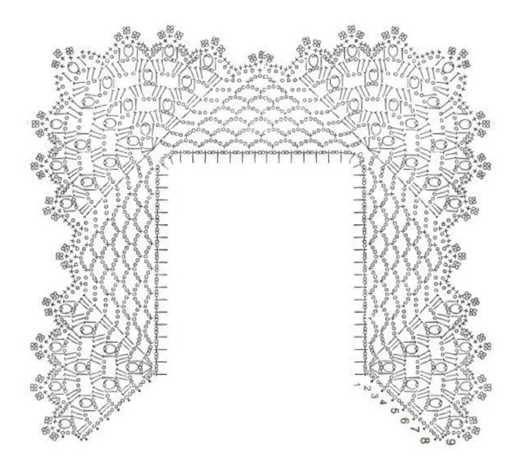 Sew on lace crochet pattern