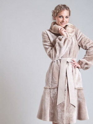 Mouton fur coat styles, photo