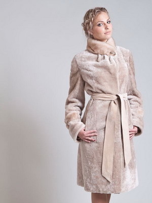 Mouton fur coats