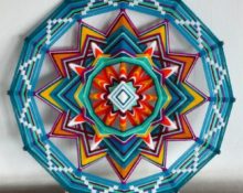 Mandala di filo fai da te