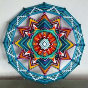 Mandala benang DIY