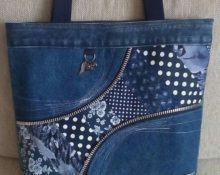 Borsa in denim fai da te