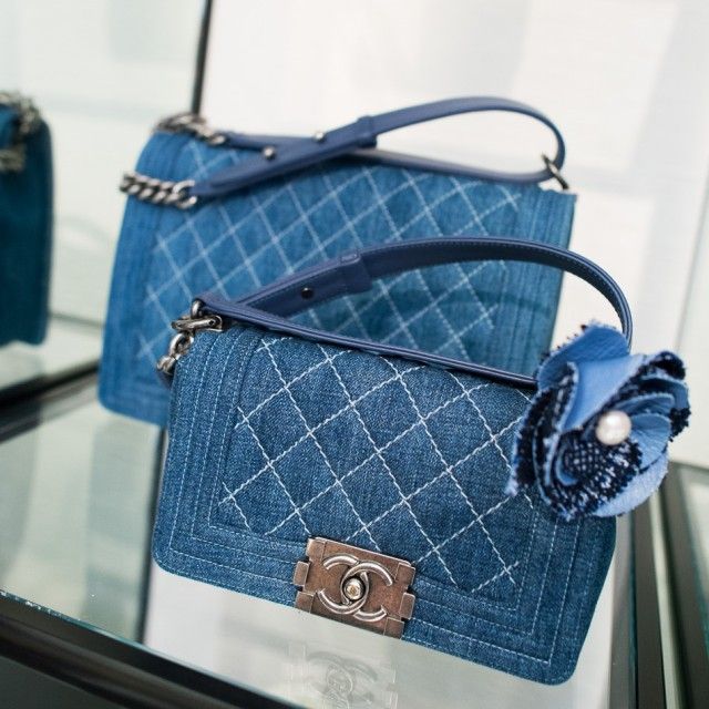 pochette in denim