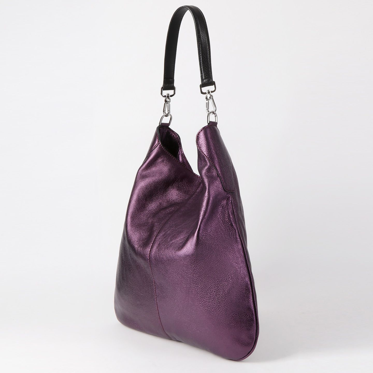 Violetti hobo laukku