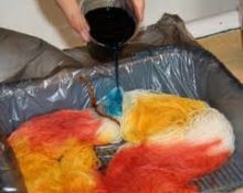 wool dyeing