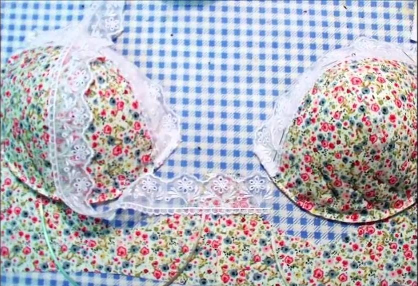 Sew an underwire bra