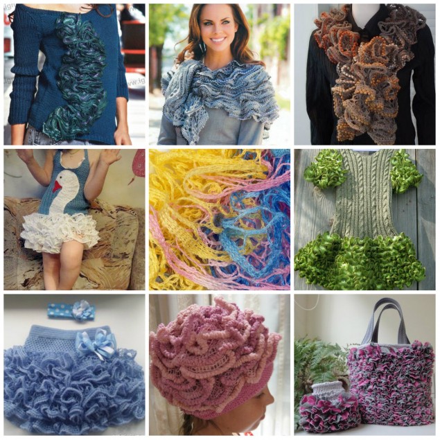 what to knit from ribbon yarn