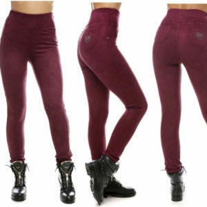 burgundy leggings