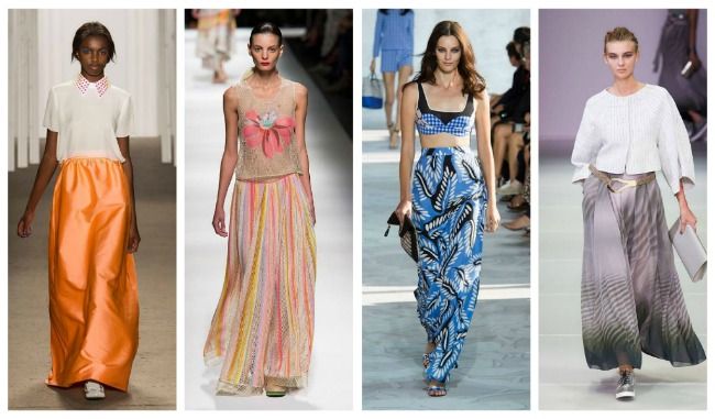 maxi skirts spring-summer