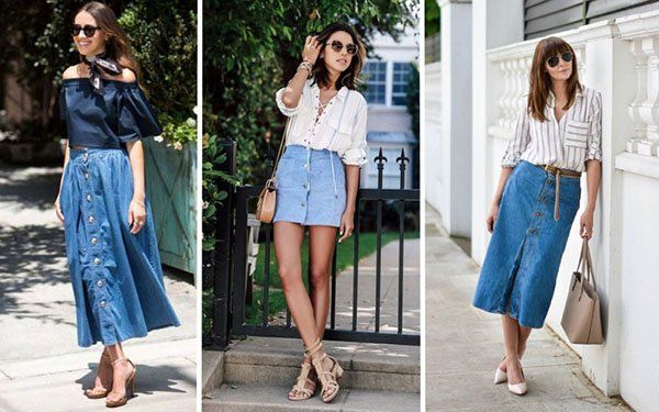 denim skirt length