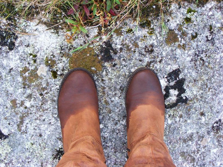 wet suede boots