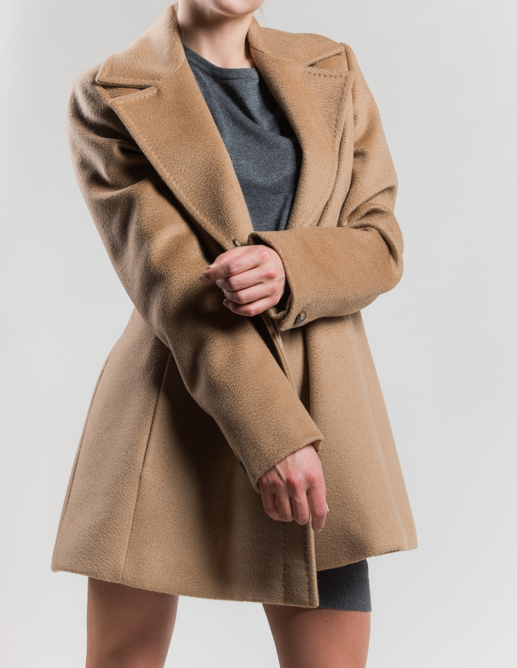 camel wool coat