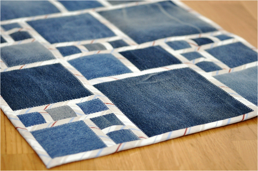 denim rug