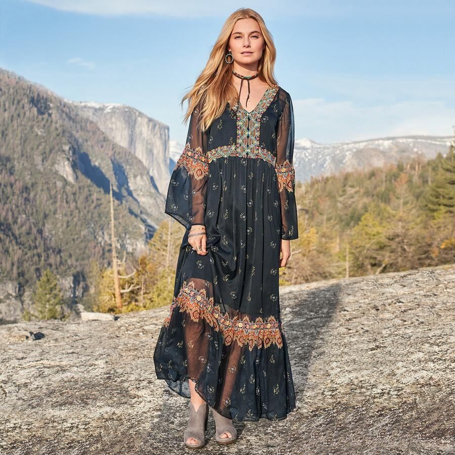 boho hippie dress