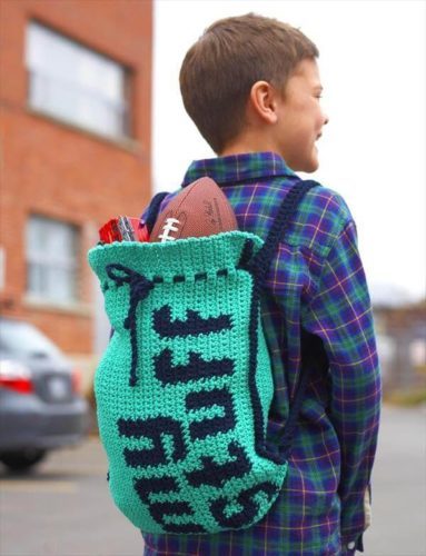 Häkelrucksack für Jungen