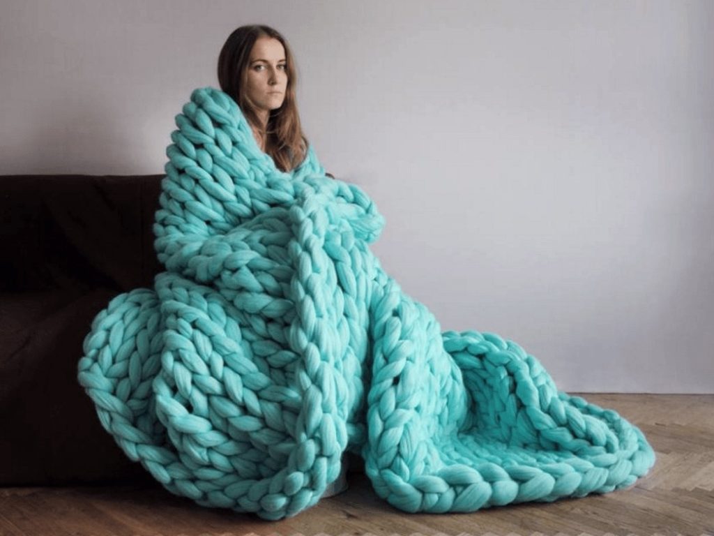 combed yarn blanket