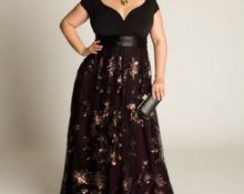 evening dresses for plus size