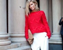 maglione rosso