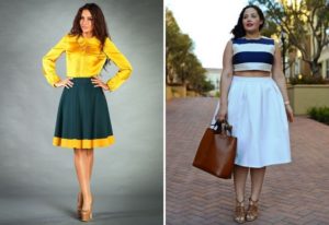 How to make a pattern for a bell skirt